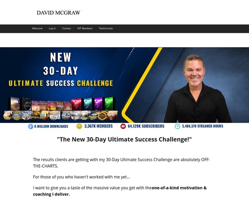 David McGraw, Ph.D VIP Membership (Over 100 Distinctive Hypnosis Classes)