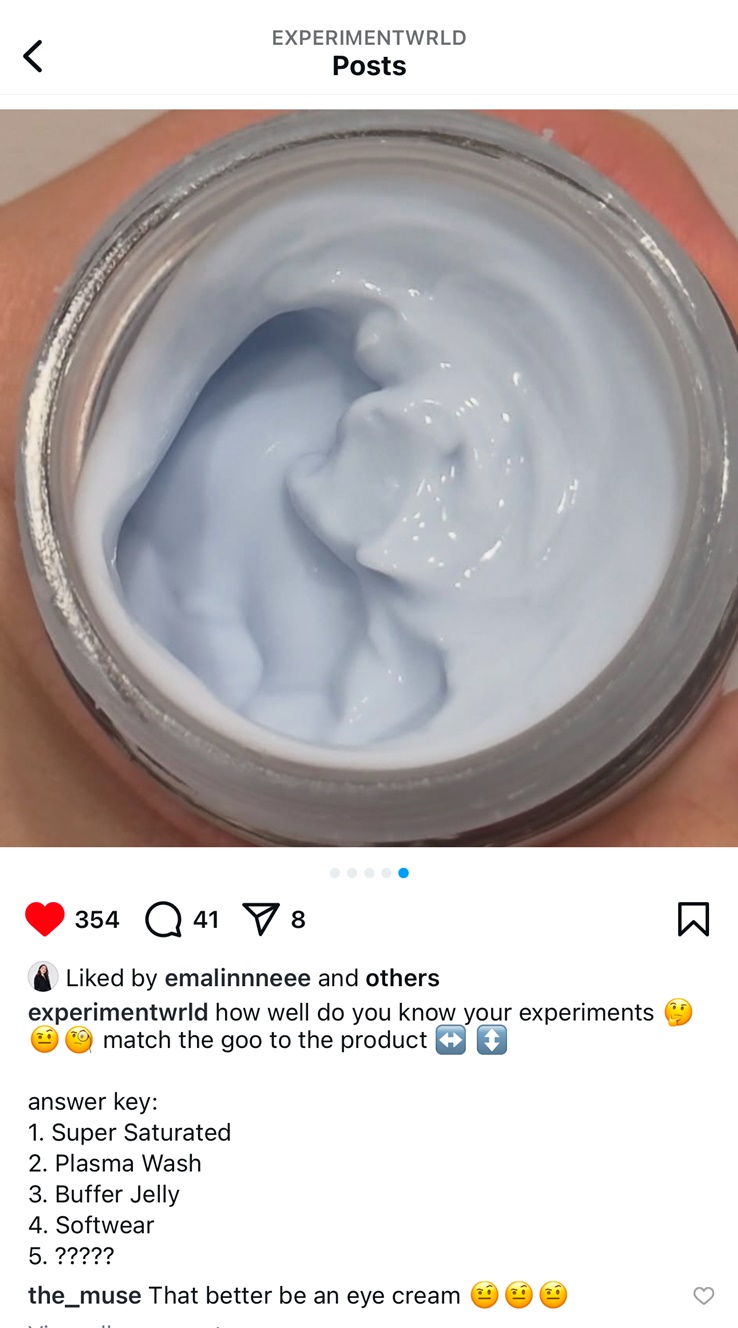 Experiment Magnificence Moisturizer Or Eye Cream? What’s the Lab Cooking Up?