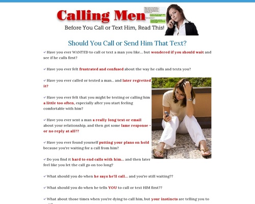 Calling Males: The Full Information to Calling, Emailing, and Texting Males