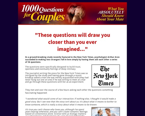 1000 Questions for {Couples} – official website