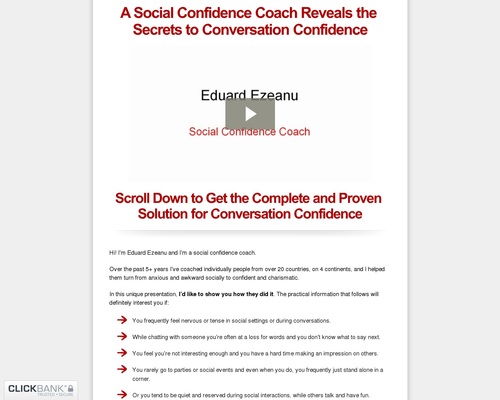 Dialog Confidence | Social Confidence Secrets and techniques