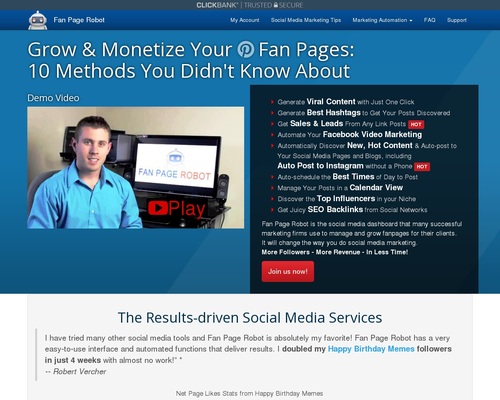 Fan Web page Robotic | AI-Powered 10-in-1 Advertising and marketing Automation Software program to Improve Social Media Followers