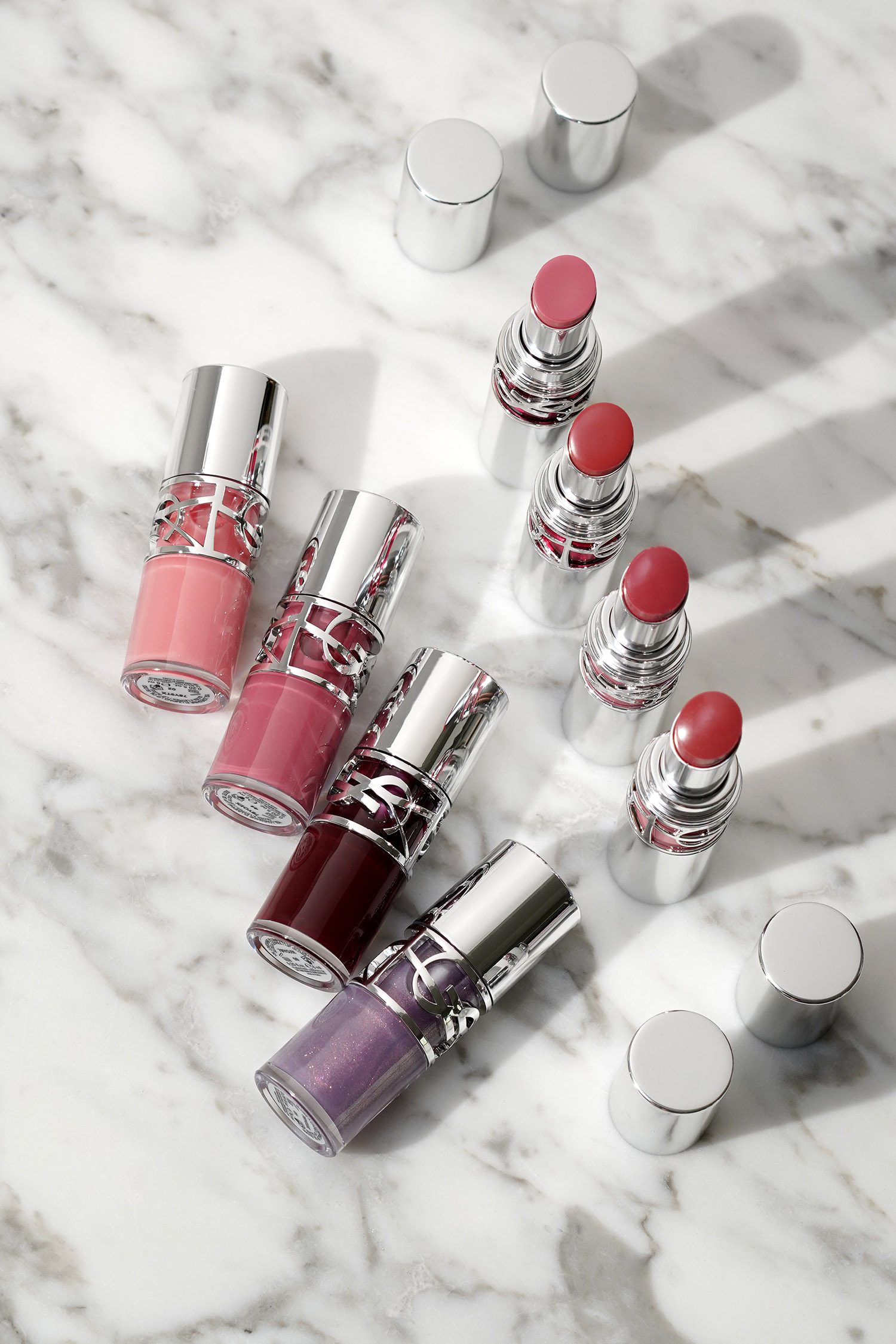 New YSL Loveshine Plumping Lip Oil, Loveshine + Sweet Glaze Shades