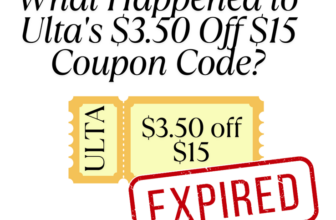 What Occurred to Ulta’s $3.50 Off $15 Coupon Code?