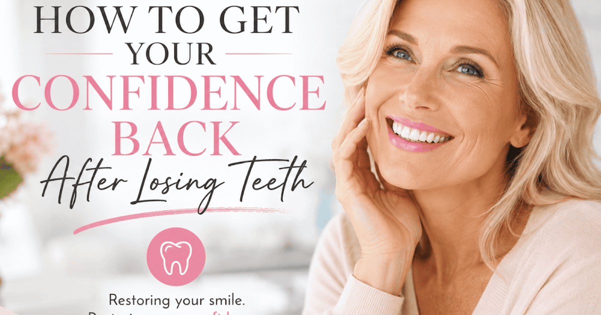 The right way to Get Your Confidence Again After Dropping Tooth