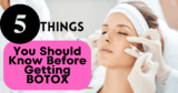 5 Issues You Ought to Know Earlier than Getting BOTOX in Chesterfield